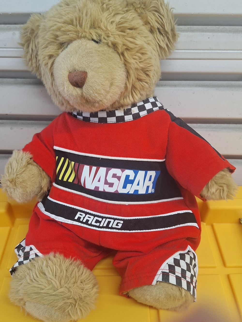 Build-A-Bear NASCAR Red Racing Bear